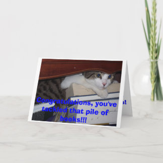 Cartão Graduação de Kitten