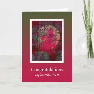 Cartão Graduação de parabéns Doutor em Audiologia