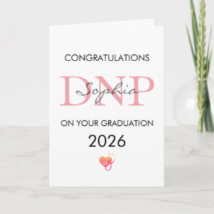 Cartão Graduação DNP Nome Personalizado Turma de 2026