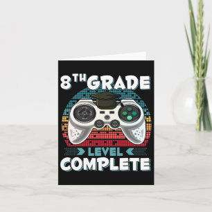 Cartão Graduação do 8º Grau Nível Completo Gamer 8º Gradu