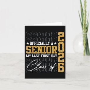 Cartão Graduação Do Mais velho 2026 Meu Último Primeiro D