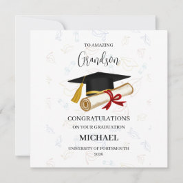 Cartão Graduação do Neto Personalizada