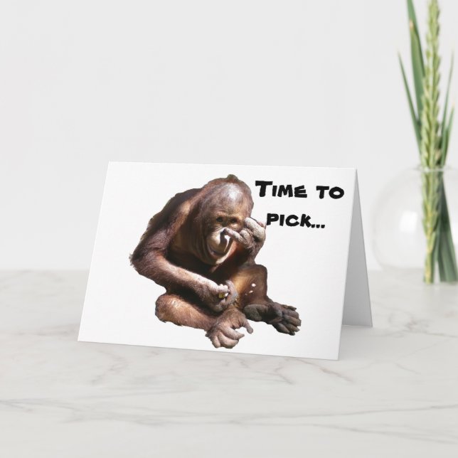 Cartão Graduação: É hora de escolher o seu major universi (Frente)