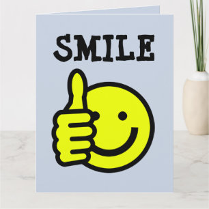 CARTÃO GRADUAÇÃO ENGRAÇADA FACE SMILE FELICITA PLACA GRAN