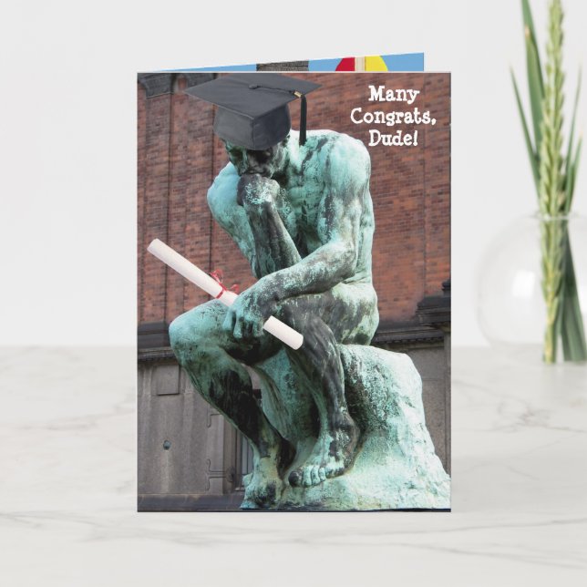 Cartão Graduação Engraçado (Frente)