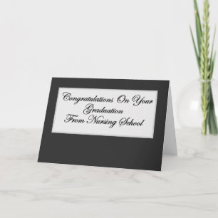 Cartão Graduação na Escola de Enfermagem