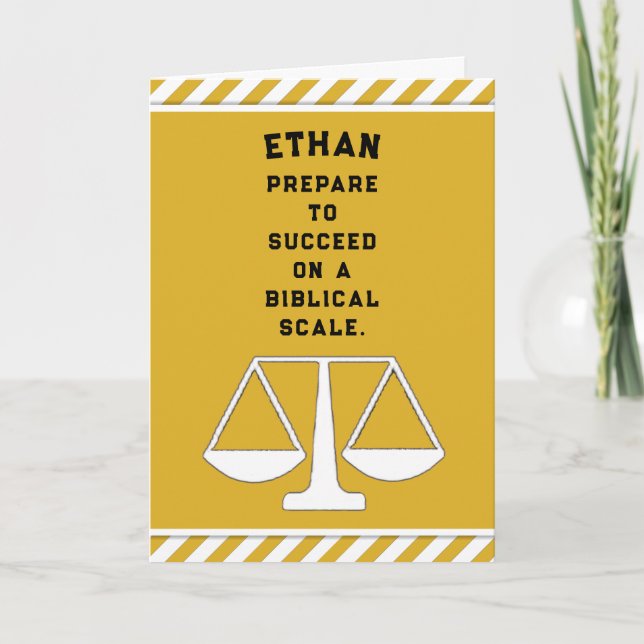 Cartão Graduação na Faculdade de Direito (Frente)