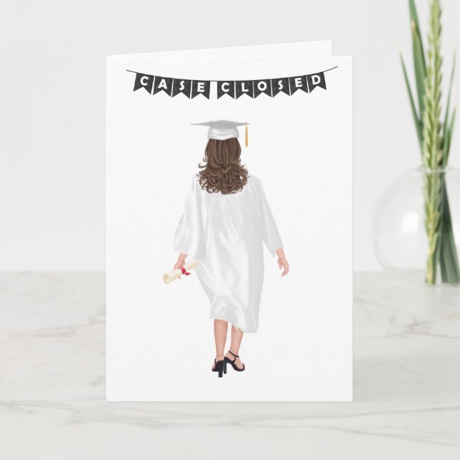 Cartão Graduação na Faculdade de Direito Chic Personaliza (Frente)