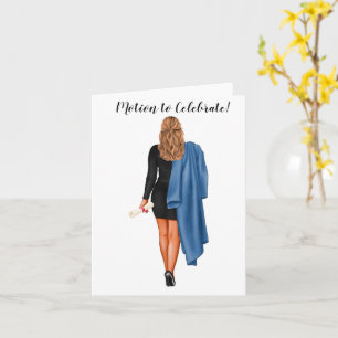 Cartão Graduação na Faculdade de Direito Chic Personaliza