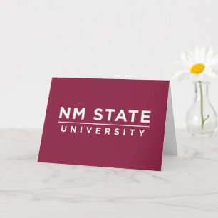 Cartão Graduação na Universidade Estadual do Novo México
