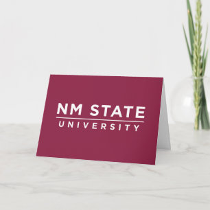 Cartão Graduação pela Universidade Estadual do Novo Méxic
