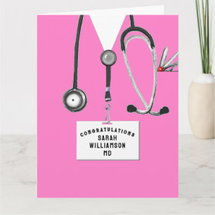 Cartão Graduação Personalizada na Faculdade de Medicina