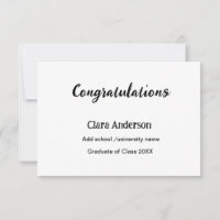 Graduação QR branco preto fotográfico clássico