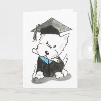 Cartão Graduação Westie
