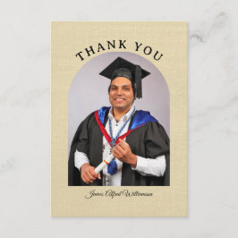 Cartão Graduation Arch Thank You card