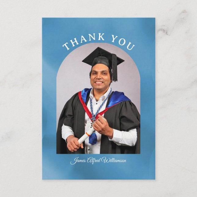 Cartão Graduation Arch Thank You card (Frente)
