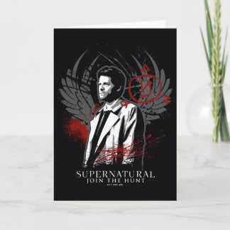 Cartão Gráfico de Grafite de Castiel sobrenatural