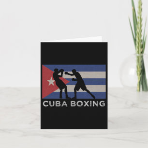 Cartão Gráfico de Luvas da Bandeira Nacional Cubana Cuban