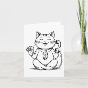 Cartão Gráfico de Memória do Gatinho Fortune Kawaii Manek