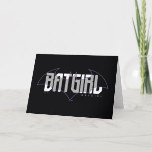 Cartão Gráfico de nomes Hi-Tech da Batgirl