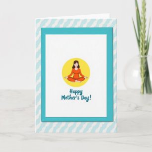 Cartão Gráfico do Dia das Mães Zen