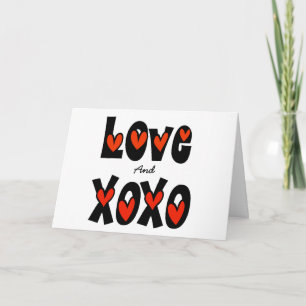 Cartão Gráfico Romântico de Amor e Beijos e Abraço