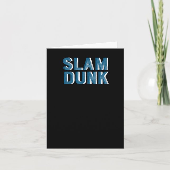 Cartão Gráfico Slam Dunk (Frente)