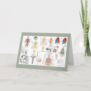 Cartão Gráficos médicos em cores