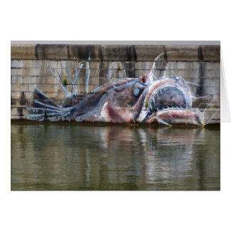 Cartão Grafite de Anglerfish Fantasy