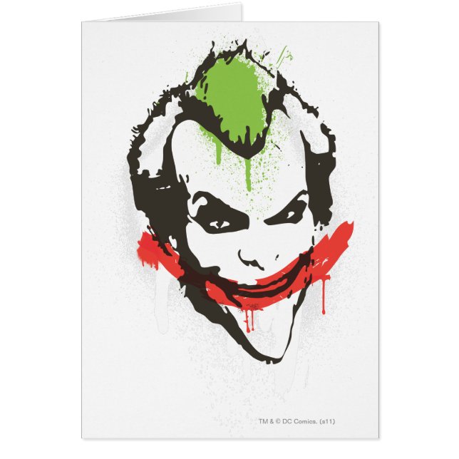 Cartão Grafite de Joker (Frente)