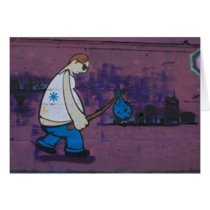 Cartão Grafite do solitário Wanderer