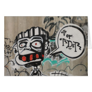 Cartão Grafite Fora De Ordem