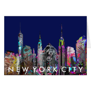Cartão grafite Nova Iorque