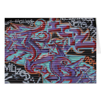 Cartão Grafite roxo no obturador