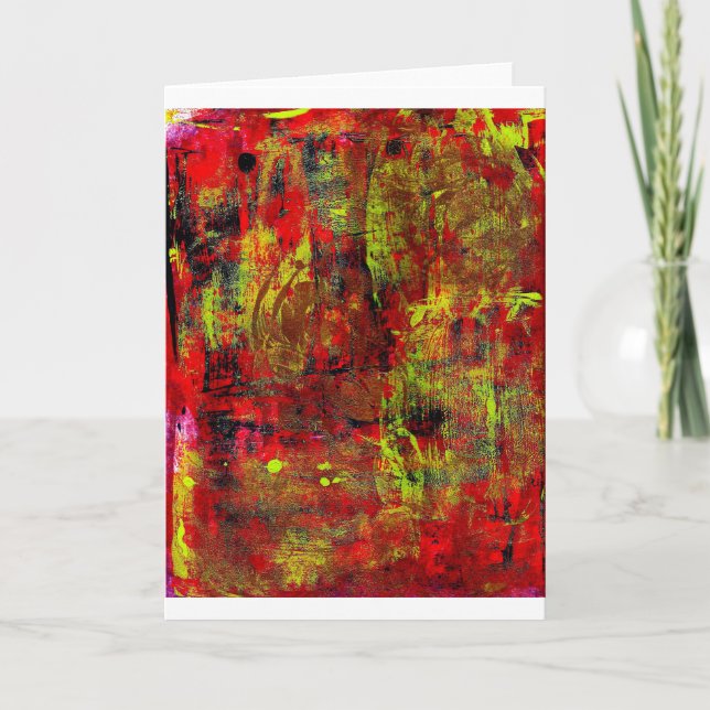 Cartão Grafites do fogo-de-artifício (Frente)