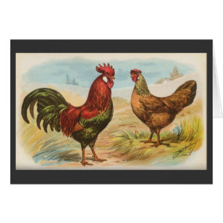 Cartão Graham - galinhas da legorne