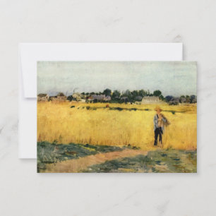 Cartão Grain Field (por Berthe Morisot)