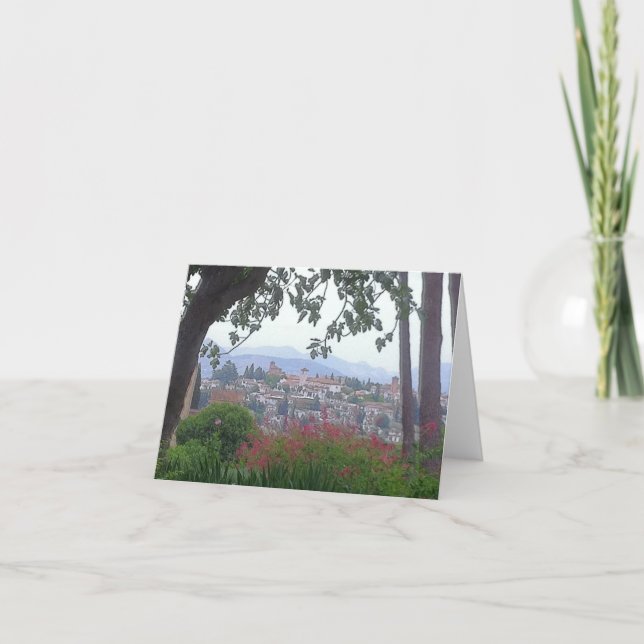 Cartão Granada, espanha (Frente)