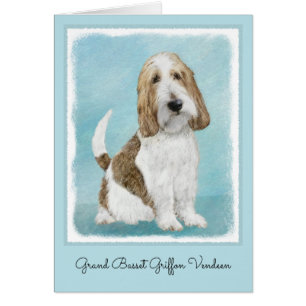 Cartão Grand Basset Griffon Vendeen - Arte Cão Original