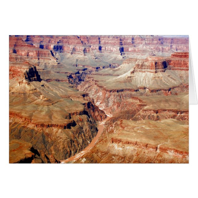 Cartão Grand Canyon Aerial (Frente Horizontal)