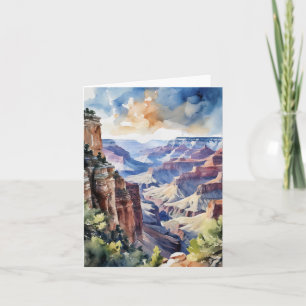 Cartão Grand Canyon National Park Arizona Watercolor