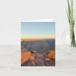 Cartão Grand Canyon Twilight Vista Folheto