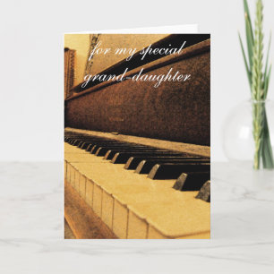 Cartão Grand-daughter birthday Card