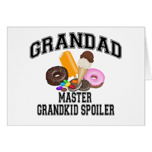 Cartão Grandad da desmancha prazeres do Grandkid