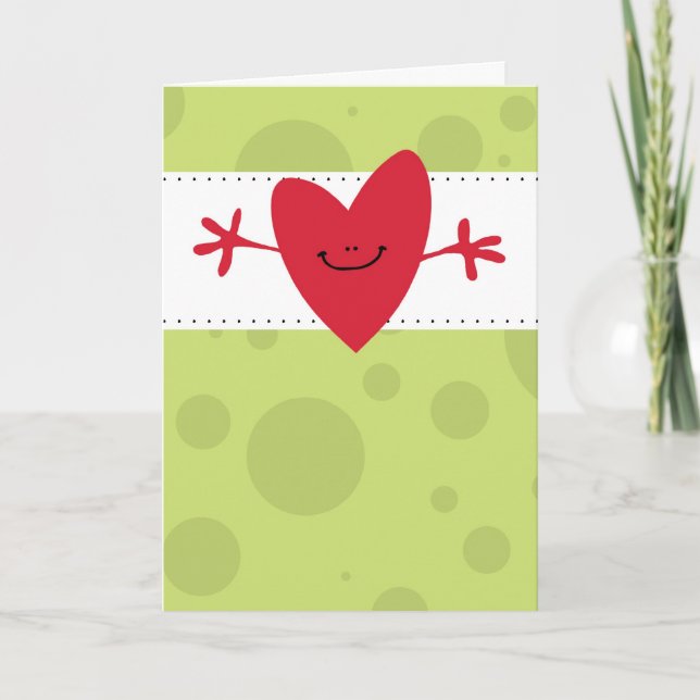 Cartão Grande abraço grande (Frente)