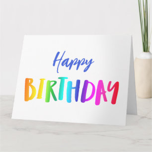 Cartão Grande Aniversário Feliz De Todos Nós Aniversário