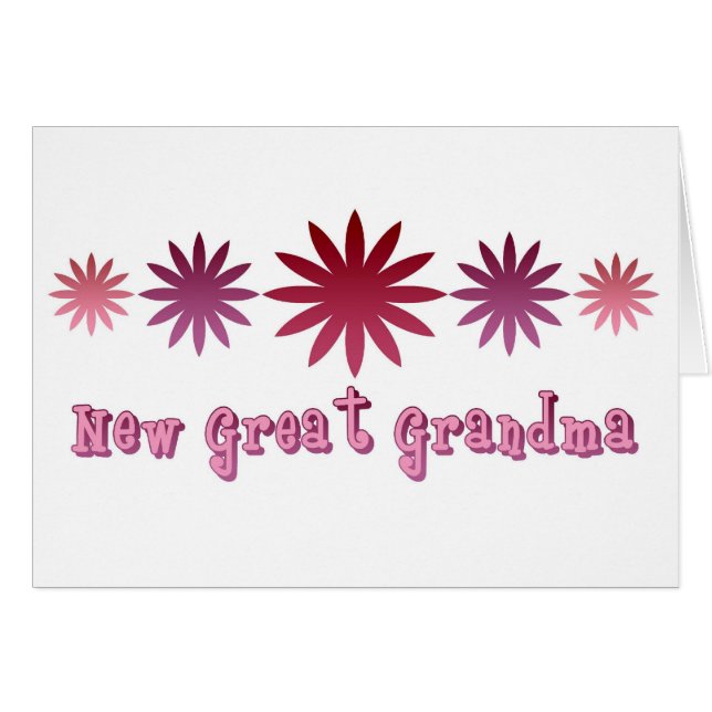 Cartão Grande avó nova (Frente Horizontal)