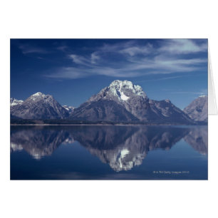 Cartão Grande cordilheira de Teton