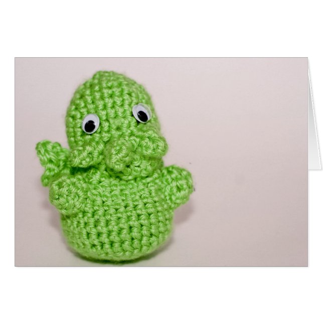 Cartão Grande Cthulhu (Frente Horizontal)