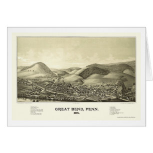 Cartão Grande curvatura, mapa panorâmico do PA - 1887